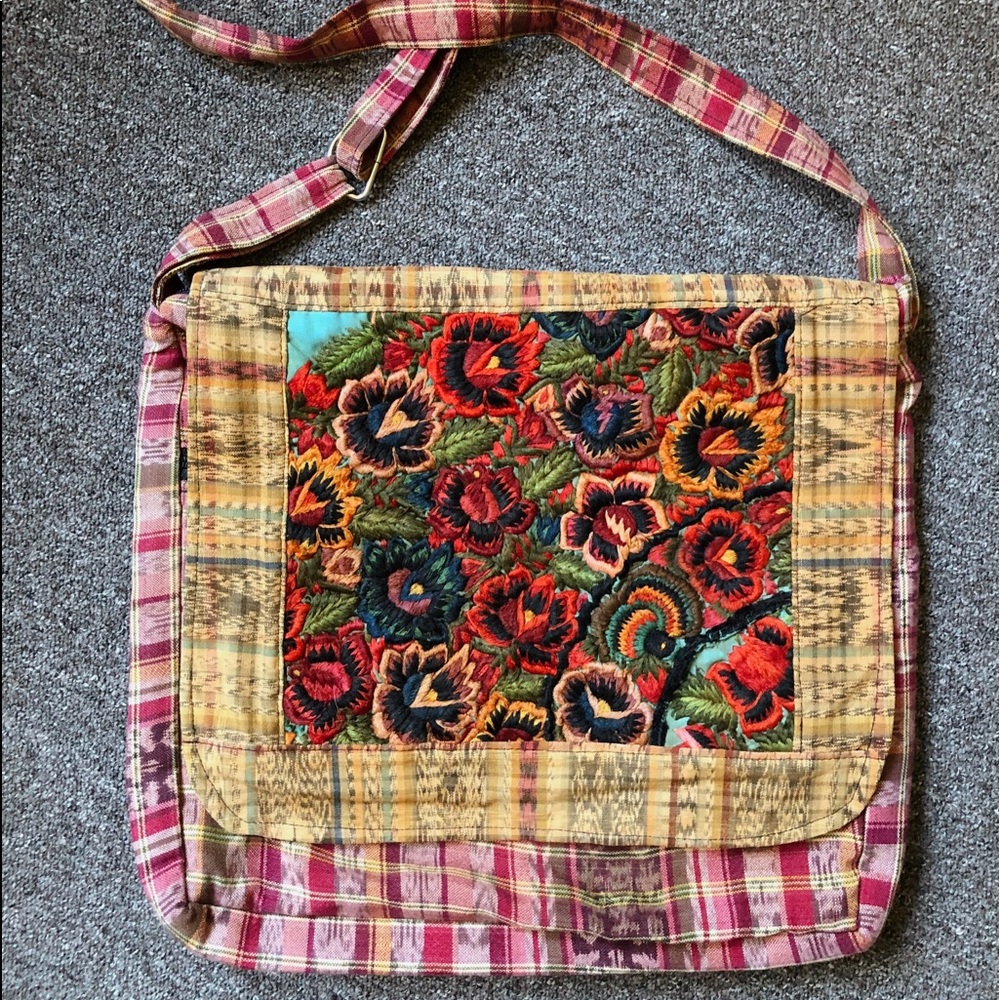 Crossbody Embroidered Bag